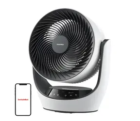 SwitchBot cirkulačný ventilátor biela / Stolný ventilátor / Bluetooth / 4 rýchlosti / batériový / oscilácia 90°