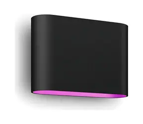 Philips Hue Dymera čierna / Vonkajšie nástenné svietidlo / RGB / stmievateľné / Bluetooth/Zigbee / IP44