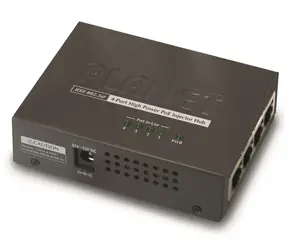 Planet HPOE-460 / PoE injektor / 4X 1Gb / 802.3at / 30/120W