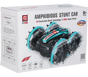 KIK Obojživelné auto na diaľkové ovládanie / RC auto / Ovládanie gestami ruky / Voda aj súš / Nabíjanie USB