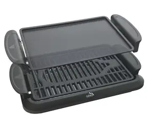 Cattara Omega 2v1 / Elektrický gril / 900-1100 W / 36x24 cm / Rošt a teppanyaki