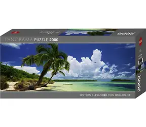 HEYE Panoramatické puzzle Palmový raj