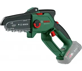BOSCH EasyChain 18V-15-7 Solo zeleno-čierna / Aku reťazová píla / 18V / dĺžka lišty 15 cm / bez batérie a nabíjačky