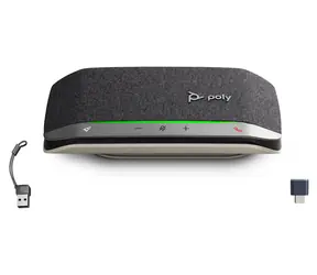 Poly Sync 20+ čierna / Konferenčný reproduktor / Bluetooth 5.1 / dotykové ovládanie / USB-C