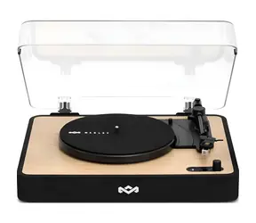 House of Marley Revolution EM-JT304-SB čierna / Gramofón / Bluetooth / remienkový pohon / 33-45-78 ot/min