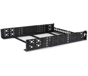 StarTech Univerzálne rackové koľajnice čierne / Koľajnice / 2U / nosnosť 45,3 kg / oceľ