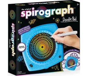 SPIROGRAPH Elektronický LCD spirograf / Kreatívna sada / 4 šablóny Cyclex / obojstranný stylus