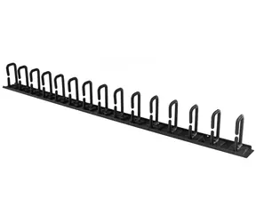 StarTech D-Ring Cable Panel 3ft / Panel pre správu káblov / 20U / čierna