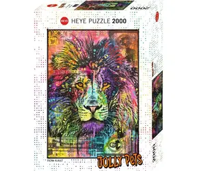 HEYE Puzzle Jolly Pets: Levie srdce / 2000 dielikov / 69 × 97 cm
