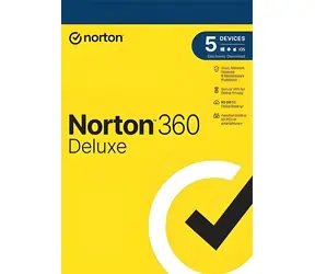 Norton 360 Deluxe / Elektronická licencia / 5 zariadení / 50 GB úložiska / VPN / 2 roky
