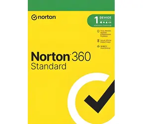 Norton 360 Standard / Antivírusový softvér / VPN / 10 GB úložiska / 1 zariadenie / 3 roky