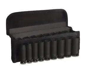 BOSCH 2608003037 / 9-dielna sada nástrčných kľúčov PRO Impact / 3/8" / CrMo / hlboké