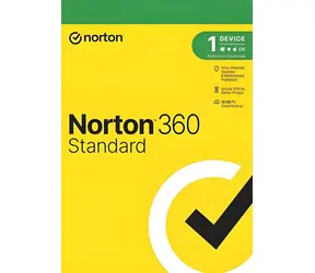 Norton 360 Standard / Antivírusový softvér / cloudové úložisko 10 GB / 1 zariadenie / 2 roky