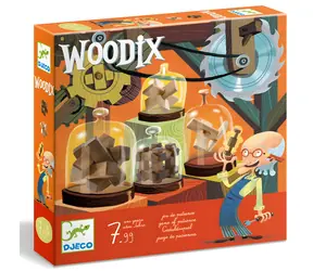 DJECO Sada 3D hlavolamov Woodix / 6 ks / od 7 rokov