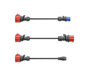 go-e Sada adaptérov CH-04-33 čierna / Adaptér / pre Gemini flex 11 kW / 30 cm / 3 ks