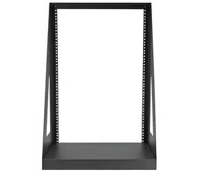 StarTech Rack 2-Post 16U čierna / Rack / voľne stojaca / nosnosť 160 kg / 518×305×787 mm