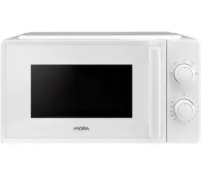 Mora MT122W biela / Mikrovlnná rúra / 700 W / 20 l / mechanické ovládanie / voľne stojaca