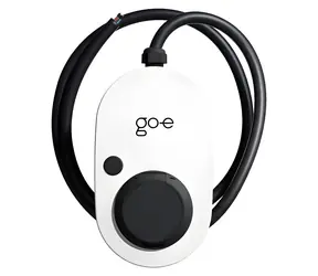 go-e Charger Gemini biela/čierna / Nabíjačka elektrického automobilu / 11 kW / 3 fáza / Type 2 zásuvka / bez kábla