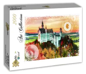GRAFIKA Puzzle Cesta okolo sveta: Nemecko / 2000 dielikov / 96 x 68 cm