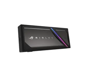 Asus ROG Strix Aiolos čierna / Externý box pre M.2 SSD / USB-C 3.2 Gen2x2 / 20 Gbit / s / RGB / bez náradia