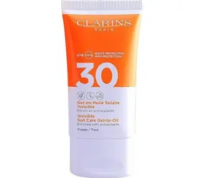 Clarins Invisible Sun Care Face SPF30 50 ml / Opaľovací olej-gél / Na tvár