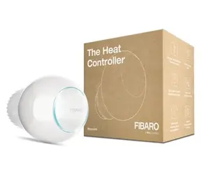 Fibaro FGT-PACK Heat-Control biela / Radiátorová hlavica / Z-Wave / diaľkové ovládanie / automatická kalibrácia