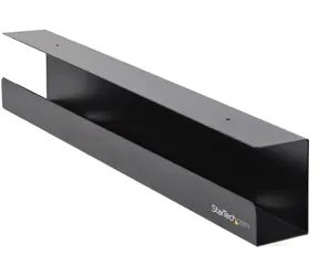 StarTech Káblový žľab čierny 600 mm / Káblový žľab / oceľ / 600 × 120 × 80 mm / 1,2 kg