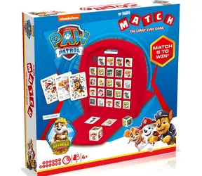 NICKELODEON Stolová hra Top Trumps Match Tlapková patrola / 25 kociek / 15 kariet / CZ návod
