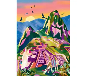 PIECES & PEACE Puzzle Machu Picchu / 1000 dielikov / 47,8 x 69 cm