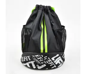 Lifefit Športový batoh čierno-zelený / Batoh / 28 l / Bočné vrecká