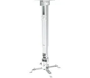 Schwaiger Držiak projektora 430-650 mm biela / Držiak pre projektor / stropný a nástenný / max. 20 kg