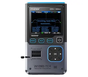FNIRSI DSO-TC4 / Osciloskop 3 v 1 / Tester súčiastok / Generátor signálu / 10 MHz / 48 MSa/s / USB-C