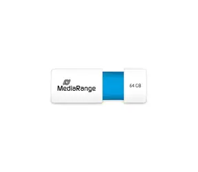 MediaRange Flash disk Color Edition svetlo modrá / Flash Disk / USB-A 2.0 / 64GB / čítanie 16MB/s / zápis 8MB/s