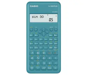Casio FX-220PLUS-2 modrá / Vedecká kalkulačka / 12 miest / 181 funkcií