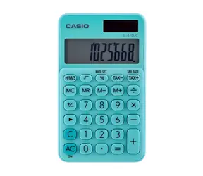 Casio SL-310UC-GN zelená / Kalkulačka / vreckový / 10 miest / solárny panel + batéria LR54