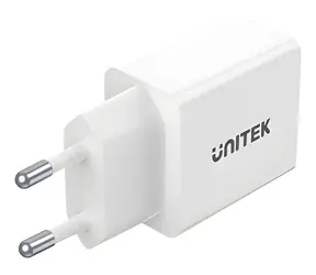 Unitek P1113A- EU biela / Nabíjačka / 2x USB-A / 12 W / 230 V