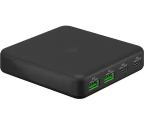 OEM 65W GaN nabíjačka 2x USB-C, 2x USB-A / Nabíjačka / GaN / Power Delivery 3.0 / Quick Charge 3.0