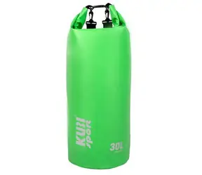 KUBISPORT Lodný vak 30 l zelený / Nepremokavý vak / Objem 30 l