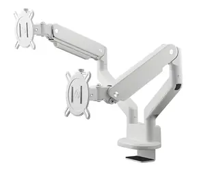 One For All DM4220 biela / Držiak pre monitor / Pre 2 monitory / 13-35" / nosnosť 10 kg