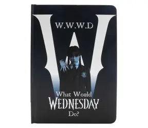 BLUE SKY STUDIOS Zápisník Wednesday WWWD / Zápisník / A5