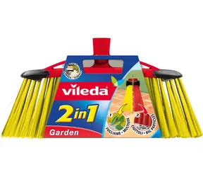 Vileda Vonkajšia metla s tyčou 2v1 / Metla / Vonkajšia / 2v1