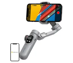 AOCHUAN X Pro Standard šedá / Stabilizátor / 3osý / Bezdrôtové nabíjanie / OLED displej / nosnosť 250 g
