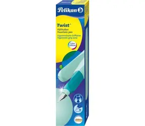 Pelikan Twist P457 M Neo Mint / Plniace pero / Nerezový hrot / Pre pravákov aj ľavákov / Kartušový systém
