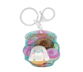 BLUE SKY STUDIOS Prívesok na kľúče Sanrio Cinnamoroll 3D / Kľúčenka / Akryl / Karabínka