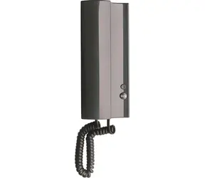 TESLA Elegant antracit / Domáci telefón / bzučiak / 1 tlačidlo el. zámku