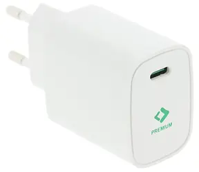 Patona Power Delivery 20W biela / Napájací adaptér / USB-C / 5V-12V / pre tablet a smartphone