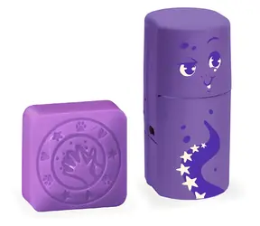Colop Pečiatka little NIO Cleany Stamp Octo / Okrúhle / Fialové / Pre deti