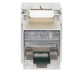 Intellinet Keystone modul RJ45 Cat8.1 strieborná / Keystone modul / STP / Beznástrojový / 2000 MHz
