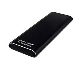 LC-Power Box pre M.2 NVMe SSD čierna / Externý box pre M.2 SSD / USB-C 3.2 Gen 2 / 10 Gbit/s / hliníkové prevedenie
