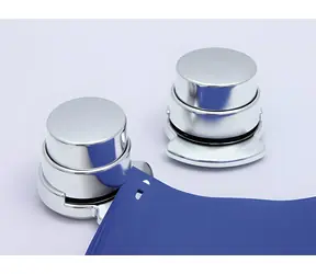 WEDO Zošívačka bez drôtikov strieborná / Zošívačka / Plast / kapacita 4 listy / 6x6x5, 5 cm